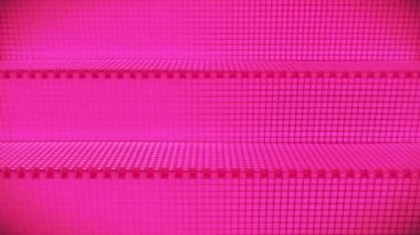 Pulsating Hi-Tech Küpleri Duvar Sahnesi, Pembe Etkinlikler, 3D, Döngülenebilir, HD