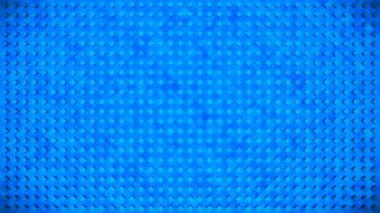 Pulsating Hi-Tech Diamonds Wall, Blue, Events, 3D, Loopable, HD