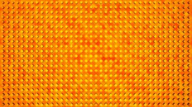 Pulsating Hi-Tech Elmasları Duvarı, Altın, Olaylar, 3D, Döngülü, 4K