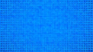 Pulsating Hi-Tech Kareleri Duvarı, Mavi, Olaylar, 3D, Döngülenebilir, HD