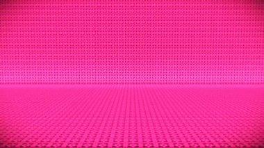 Yayın Yüksek Teknoloji Kare Şablonları Duvar Sahnesi, Pembe, Olaylar, 3D, Döngülenebilir, 4K