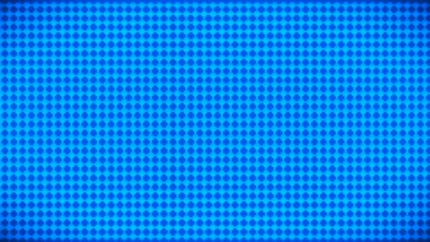 Übertragung Vorbei Tech Quadrat Mustern Wand Blau Events Loopable — Stockvideo