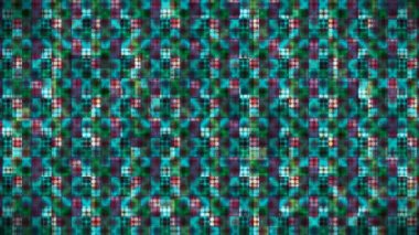 Hi-Tech Parıldayan Soyut Desenler Duvarı, Çoklu Renkler, Olaylar, 2D, Döngüsel, 4K