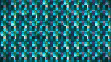 Hi-Tech Parıldayan Soyut Desenler Duvarı, Çoklu Renkler, Olaylar, 2D, Döngüsel, 4K