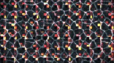 Hi-Tech Parıldayan Soyut Desenler Duvarı, Çoklu Renkler, Olaylar, 2D, Döngüsel, 4K