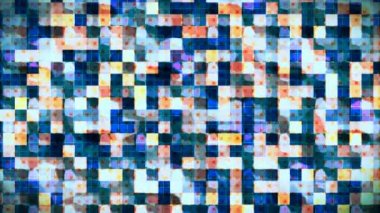 Hi-Tech Parıldayan Soyut Desenler Duvarı, Çoklu Renkler, Olaylar, 2D, Döngüsel, 4K