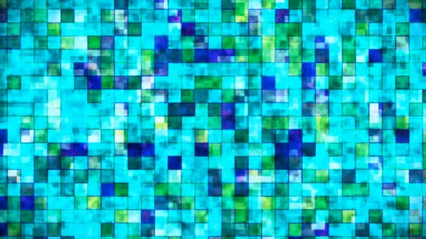 Uitzending Tech Glinsterende Abstracte Patronen Muur Multi Color Evenementen Loopbaar — Stockvideo