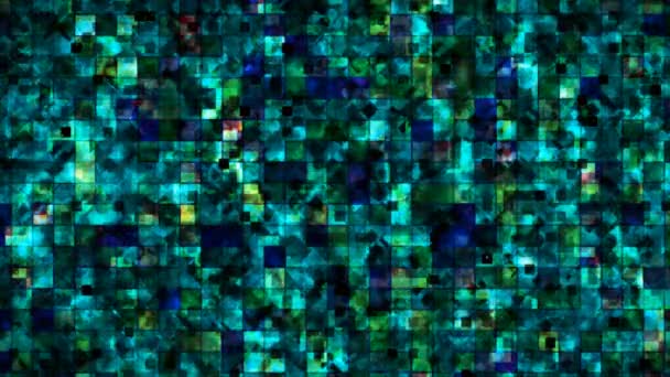 Vysílání Tech Třpytivé Abstraktní Vzory Zeď Multi Color Události Loopable — Stock video
