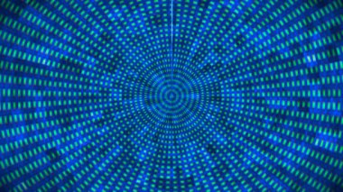 Hi-Tech Parıldayan Soyut Patern Tüneli, Çoklu Renk Endüstriyel, Döngüsel, 4K