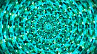 Hi-Tech Parıldayan Soyut Patern Tüneli, Çoklu Renk Endüstriyel, Döngüsel, 4K