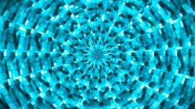 Hi-Tech Parıldayan Soyut Patern Tüneli, Çoklu Renk Endüstriyel, Döngüsel, 4K