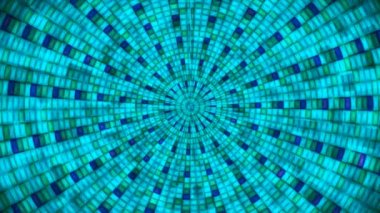 Hi-Tech Parıldayan Soyut Patern Tüneli, Çoklu Renk Endüstriyel, Döngüsel, 4K