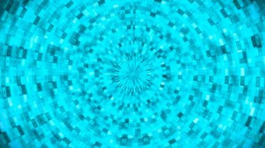 Hi-Tech Parıldayan Soyut Patern Tüneli, Çoklu Renk Endüstriyel, Döngüsel, 4K