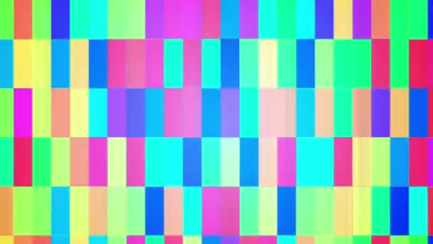 Broadcast Twinkling Hi-Tech Bars, Multi Color, Abstract, HD — Stock Video