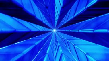 Sonsuz Yüksek Teknoloji Tüneli, Mavi, Endüstriyel, Döngüsel, Hd