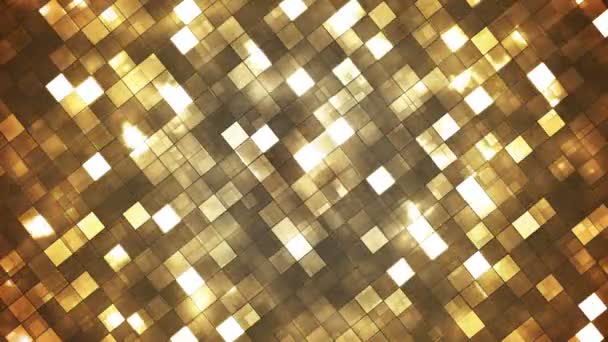 Difusión Twinkling Fire Light Diamonds, Dorado, Abstracto, Loopable, Gran Pito — Vídeo de stock