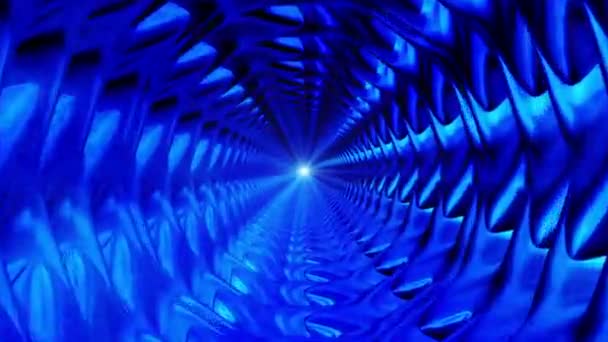 Diffusion sans fin Tunnel haute technologie, bleu, industriel, mobile, haute résolution