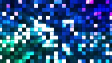 Yayın Twinkling Hi-Tech Kareler, Mavi, Soyut, Loopable, Hd