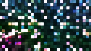 Yayın Twinkling Hi-Tech Kareler, Çok Renkli, Soyut, Döngü, Hd