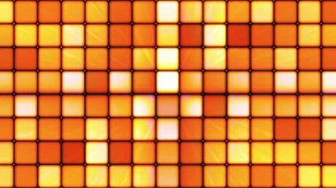 Yayın Twinkling Hi-Tech Küpler, Turuncu, Soyut, Loopable, Hd