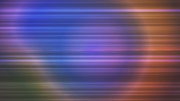 Broadcast Horizontal Hi-Tech Lines, Multi Color, Abstract, Loopable, HD — Stock Video