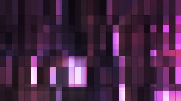 广播闪烁高科技小条， 紫色， 抽象， 可循环， 高清 — 图库视频影像