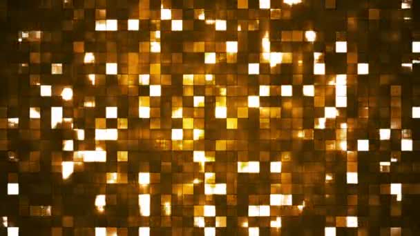 Radiodiffusion Firey Light Squares, Orange, Abstrait, Boucle, En Haute Qualité — Video