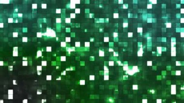 Yayın Twinkling Firey Işık Kareler, Yeşil, Soyut, Loopable, Hd