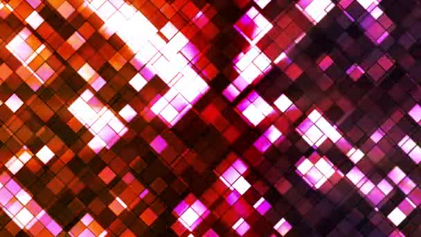 Transmissão Twinkling Squared Diamonds, Maroon, Abstrato, Loopable, Hd — Vídeo de Stock