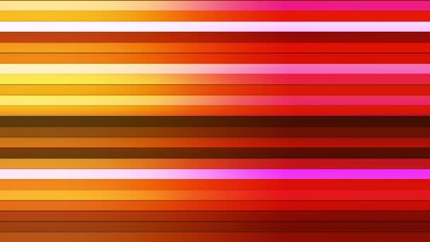 Broadcast Twinkling Horizontal Hi-Tech Bars, Multi Color, Abstracto, Loopable, HD — Vídeos de Stock