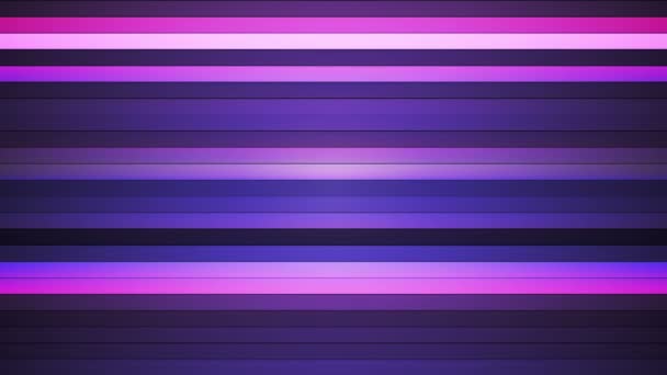 Radiodiffusion Twinkling Horizontal Hi-Tech Bars, Violet, Abstrait, Boucle, En Haute Qualité — Video