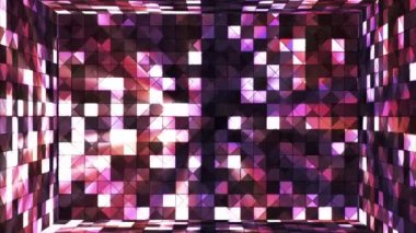 Yayın Twinkling Hi-Tech Squares Oda, Mor, Soyut, Loopable, Hd