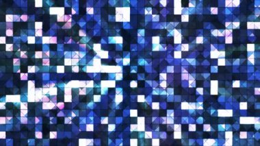 Yayın Twinkling Hi-Tech Kareler, Mavi, Soyut, Loopable, Hd