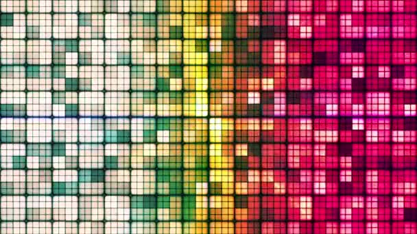 Radiodiffusion Twinkling Hi-Tech Cubes, Multicolore, Abstrait, Boucle, En Haute Qualité — Video