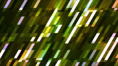Yayın Twinkling Eğimli Hi-Tech Küçük Barlar, Yeşil, Soyut, Loopable, Hd