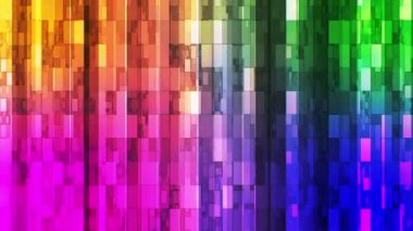 Yayın Twinkling Dikey Hi-Tech Barlar, Çok Renkli, Soyut, Döngü, Hd