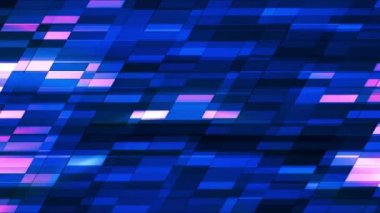 Parıldayan Yatay Eğimli Hi-Tech Küçük Barlar, Mavi, Soyut, Döngülü, Hd