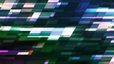 Parıldayan Yatay Eğimli Hi-Tech Küçük Çubuklar, Çok Renkli, Soyut, Döngülü, Hd