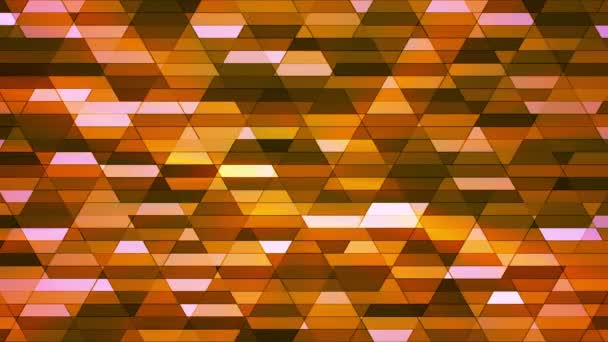 Uitzending Twinkling Diamond Hi-Tech kleine staven, oranje, abstract, loop bare, HD — Stockvideo