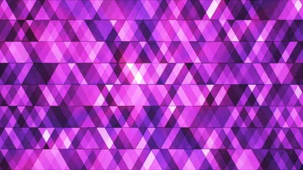 Broadcast Twinkling Hi-Tech Diamonds, Magenta, Abstract, Loopable, HD — Stock Video
