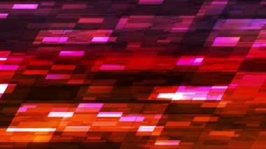 Parıldayan Yatay Eğimli Hi-Tech Küçük Çubuklar, Kırmızı, Soyut, Döngülü, Hd