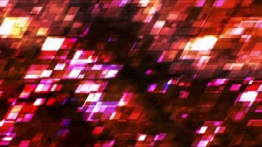 Yayın Twinkling Eğimli Hi-Tech Kareler, Çok Renkli, Soyut, Loopable, Hd