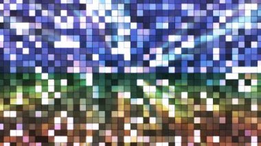 Yayın Twinkling Hi-Tech Kareler, Çok Renkli, Soyut, Döngü, Hd