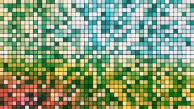 Yayın Twinkling Hi-Tech Küpler, Yeşil, Soyut, Loopable, Hd