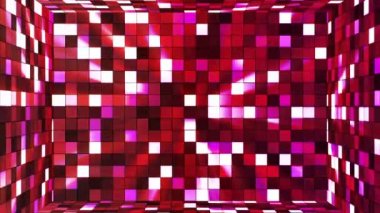 Yayın Twinkling Hi-Tech Squares Oda, Bordo, Soyut, Loopable, Hd
