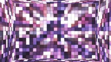 Yayın Twinkling Hi-Tech Squares Oda, Mor, Soyut, Loopable, Hd