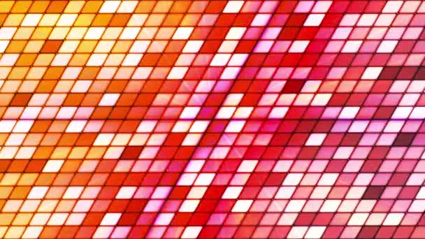 Difusión Twinkling Slant Hi-Tech Cubos, multicolor, abstracto, Loopable, HD — Vídeo de stock