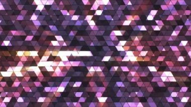 Yayın Twinkling Kareli Hi-Tech Üçgenler, Mor, Soyut, Döngü, Hd