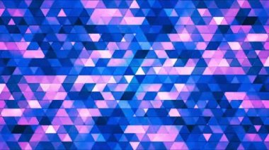Yayın Twinkling Çokgen Hi-Tech Üçgenler, Mavi, Soyut, Loopable, Hd