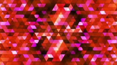 Yayın Twinkling Çokgen Hi-Tech Üçgenler, Bordo, Soyut, Loopable, Hd